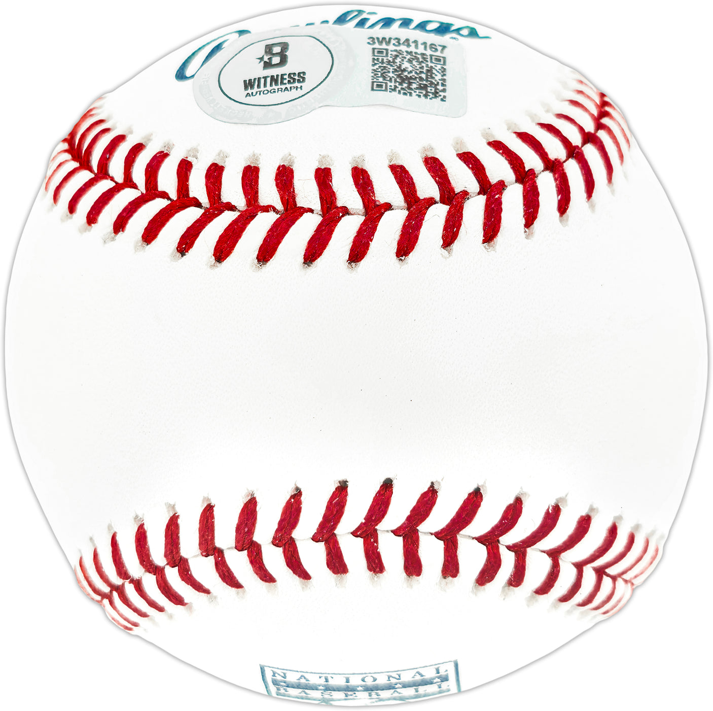 Randy Johnson Autographed Official Hall of Fame HOF Logo Baseball Seattle Mariners Beckett BAS Witness Stock #252423