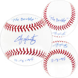 Edgar Martinez Autographed Official MLB Baseball Seattle Mariners "The Double 10-9-95" Beckett BAS Witness Stock #252424
