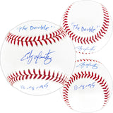 Edgar Martinez Autographed Official MLB Baseball Seattle Mariners "The Double 10-9-95" Beckett BAS Witness Stock #252424