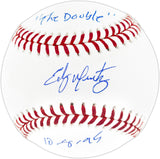 Edgar Martinez Autographed Official MLB Baseball Seattle Mariners "The Double 10-9-95" Beckett BAS Witness Stock #252424