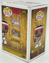 Allen Iverson Autographed Funko Pop Vinyl Figurine #102 Philadelphia 76ers Beckett BAS Witness Stock #252391