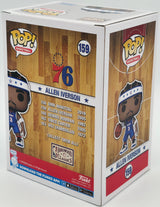Allen Iverson Autographed Funko Pop Vinyl Figurine #159 Philadelphia 76ers Beckett BAS Witness Stock #252393