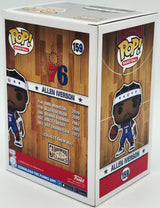 Allen Iverson Autographed Funko Pop Vinyl Figurine #159 Philadelphia 76ers Beckett BAS Witness Stock #252394