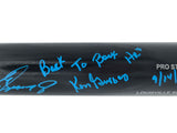 Ken Griffey Jr. & Sr. Autographed Black Louisville Slugger Pro Stock Baseball Bat Seattle Mariners "Back To Back HR 9/14/90" Beckett BAS Witness Stock #252417