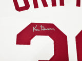 Cincinnati Reds Ken Griffey Sr. Autographed White Nike Cooperstown Collection Jersey Size Large Beckett BAS Witness Stock #252412