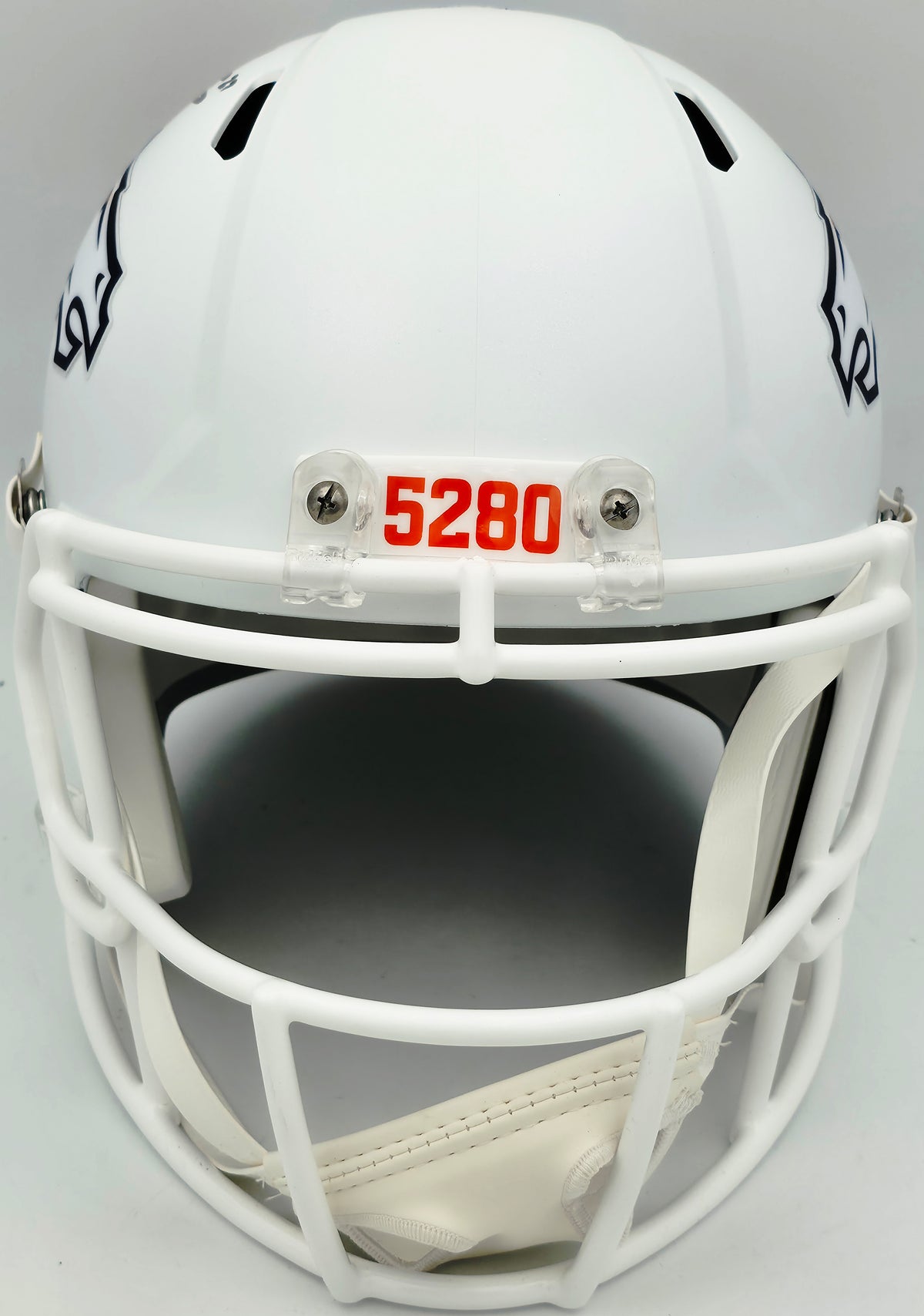 Steve Atwater Autographed Denver Broncos White 2024 Alternate Full Size Speed Replica Helmet Beckett BAS Witness Stock #267482