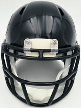 Jay Cutler Autographed Chicago Bears Blue Speed Mini Helmet Beckett BAS Witness Stock #267555
