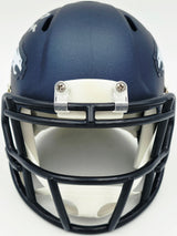Jay Cutler Autographed Denver Broncos Blue Speed Mini Helmet Beckett BAS Witness Stock #267556