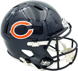 Jay Cutler Autographed Chicago Bears Blue Full Size Speed Replica Helmet Beckett BAS Witness Stock #267559