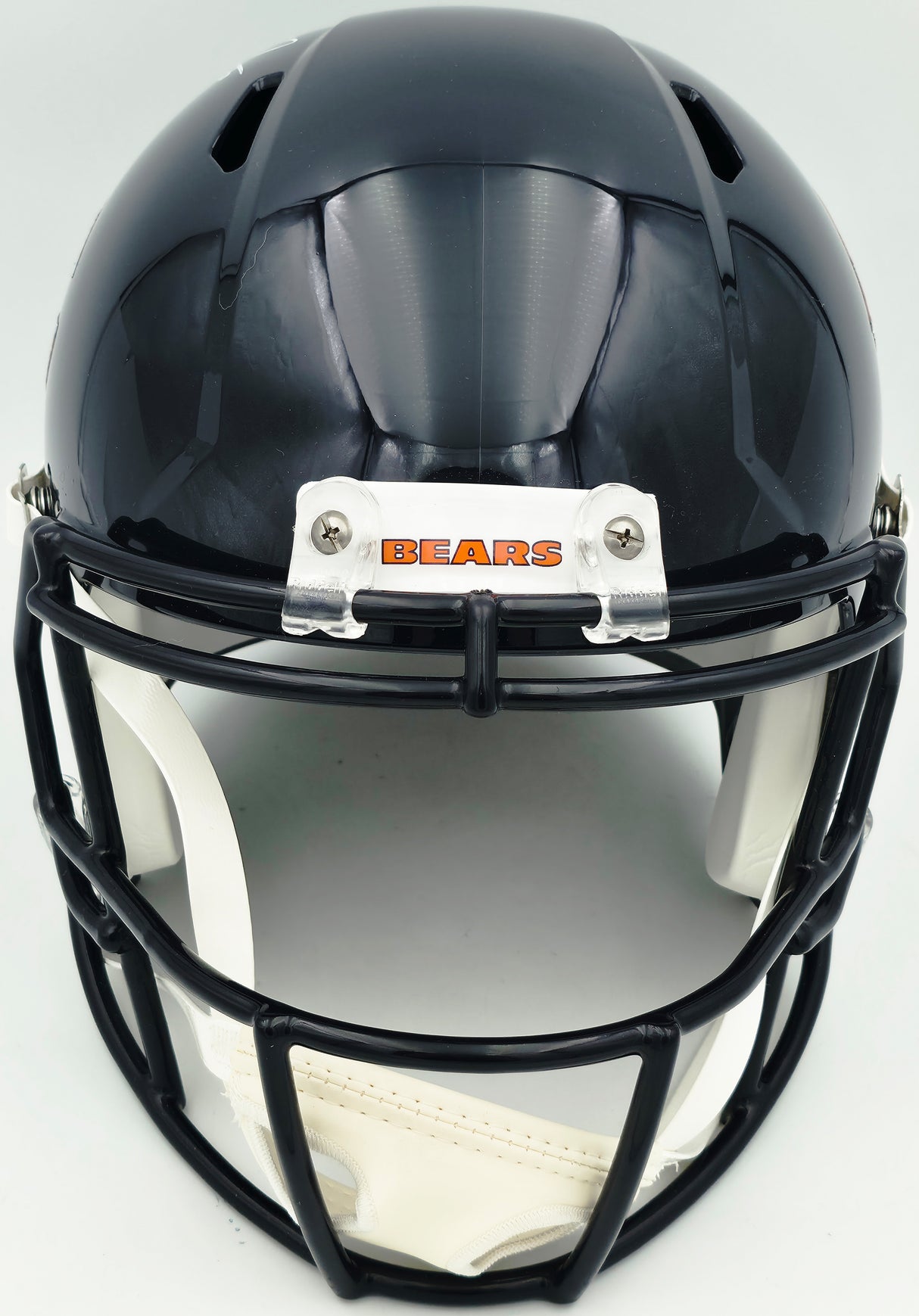 Jay Cutler Autographed Chicago Bears Blue Full Size Speed Replica Helmet Beckett BAS Witness Stock #267559
