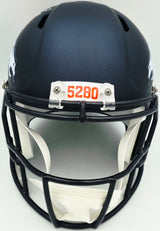 Jay Cutler Autographed Denver Broncos Blue Full Size Speed Replica Helmet Beckett BAS Witness Stock #267560