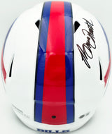 Bruce Smith Autographed Buffalo Bills White Full Size Speed Replica Helmet Beckett BAS Witness Stock #267561