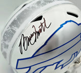 Bruce Smith Autographed Buffalo Bills White Full Size Rivalries Speed Replica Helmet Beckett BAS Witness Stock #267562