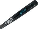 Ken Griffey Jr. Autographed Black Louisville Slugger Pro Stock Bat Seattle Mariners Beckett BAS Witness Stock #267489