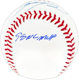 Sammy Sosa Autographed Official MLB Baseball Chicago Cubs "609 HR & 98 NL MVP" Beckett BAS Witness Stock #267421