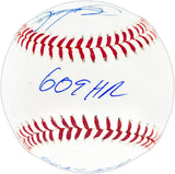 Sammy Sosa Autographed Official MLB Baseball Chicago Cubs "609 HR & 98 NL MVP" Beckett BAS Witness Stock #267422