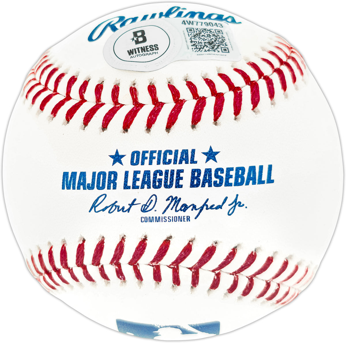 Sammy Sosa Autographed Official MLB Baseball Chicago Cubs "609 HR & 98 NL MVP" Beckett BAS Witness Stock #267422