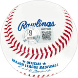 Sammy Sosa Autographed Official MLB Baseball Chicago Cubs (Full Name) Beckett BAS Witness Stock #267423