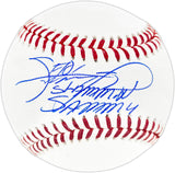 Sammy Sosa Autographed Official MLB Baseball Chicago Cubs "Slammin Sammy" Beckett BAS Witness Stock #267424