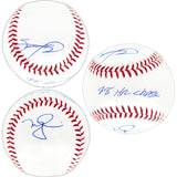 Mark McGwire & Sammy Sosa Autographed Official MLB Baseball "98 HR Chase" Beckett BAS Witness Stock #267427