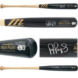 Albert Pujols Autographed Black Marucci Player Model Baseball Bat St. Louis Cardinals Beckett BAS Witness Stock #252446