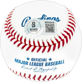 Albert Pujols Autographed Official MLB Baseball St. Louis Cardinals "01 ROY" Beckett BAS Witness Stock #252448