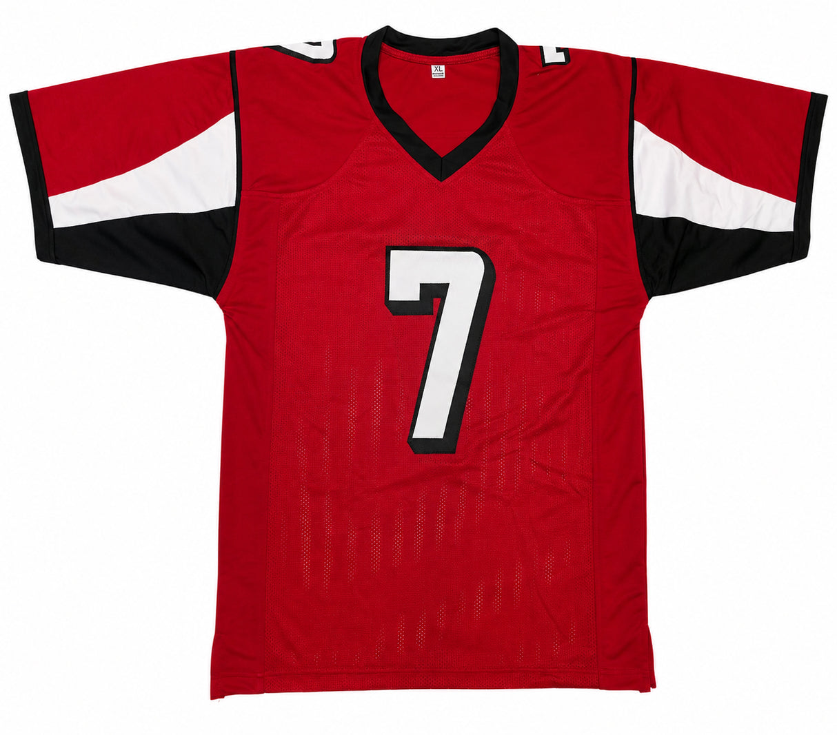 Atlanta Falcons Michael Vick Autographed Red Jersey Beckett BAS Witness Stock #267501