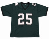 Philadelphia Eagles LeSean McCoy Autographed Green Jersey JSA Witness Stock #267436