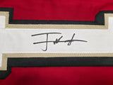 San Francisco 49ers Frank Gore Autographed Red Jersey Beckett BAS Witness Stock #267388
