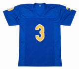 Pittsburgh Panthers Jordan Addison Autographed Blue Jersey JSA Witness Stock #267435