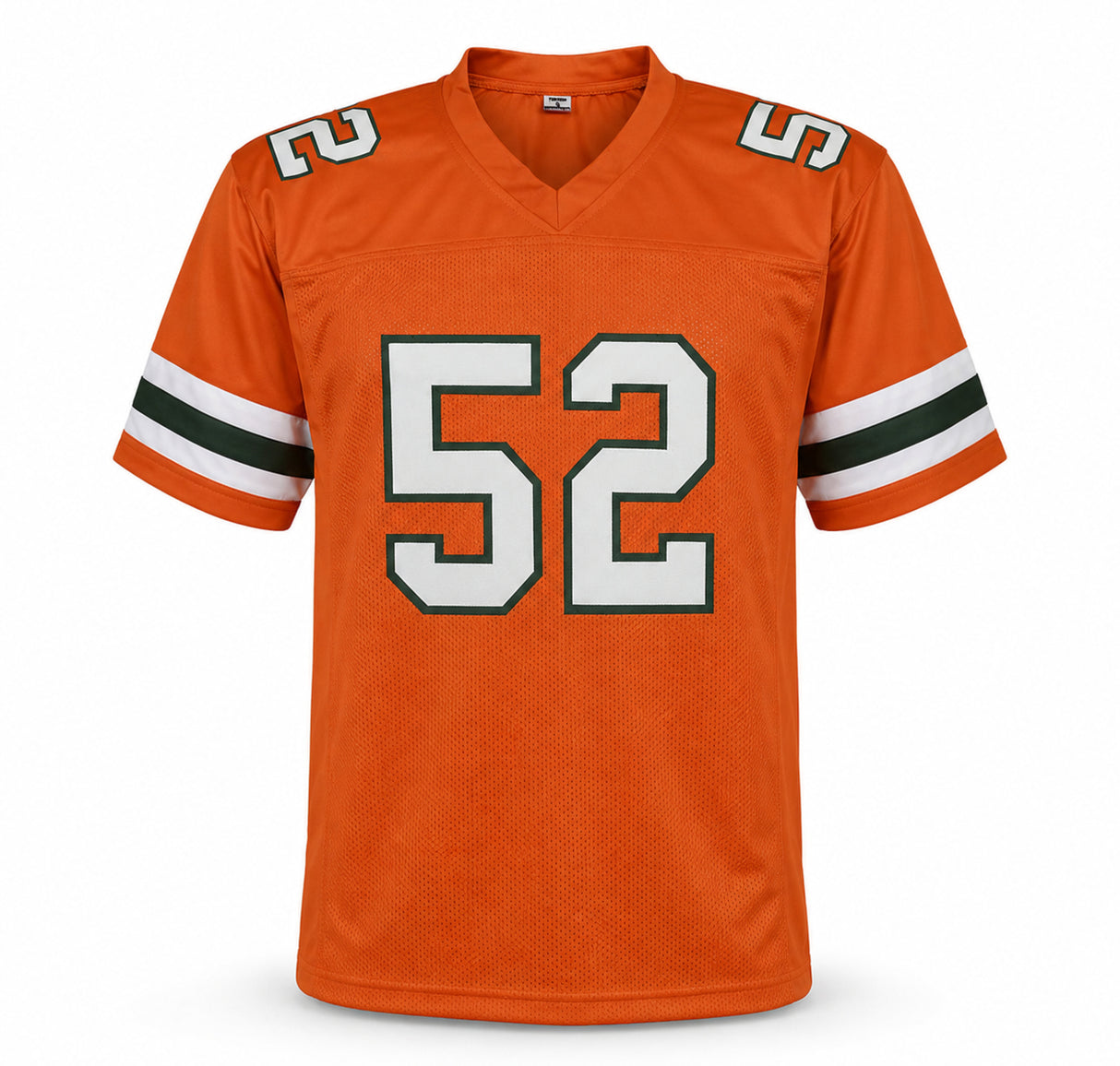 Miami Hurricanes Ray Lewis Autographed Orange Jersey JSA Witness Stock #267397