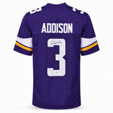 Minnesota Vikings Jordan Addison Autographed Purple Jersey JSA Witness Stock #267429