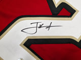 San Francisco 49ers Frank Gore Autographed Red Jersey Beckett BAS Witness Stock #267390
