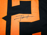 Miami Hurricanes Frank Gore Autographed Black Jersey Beckett BAS Witness Stock #267393