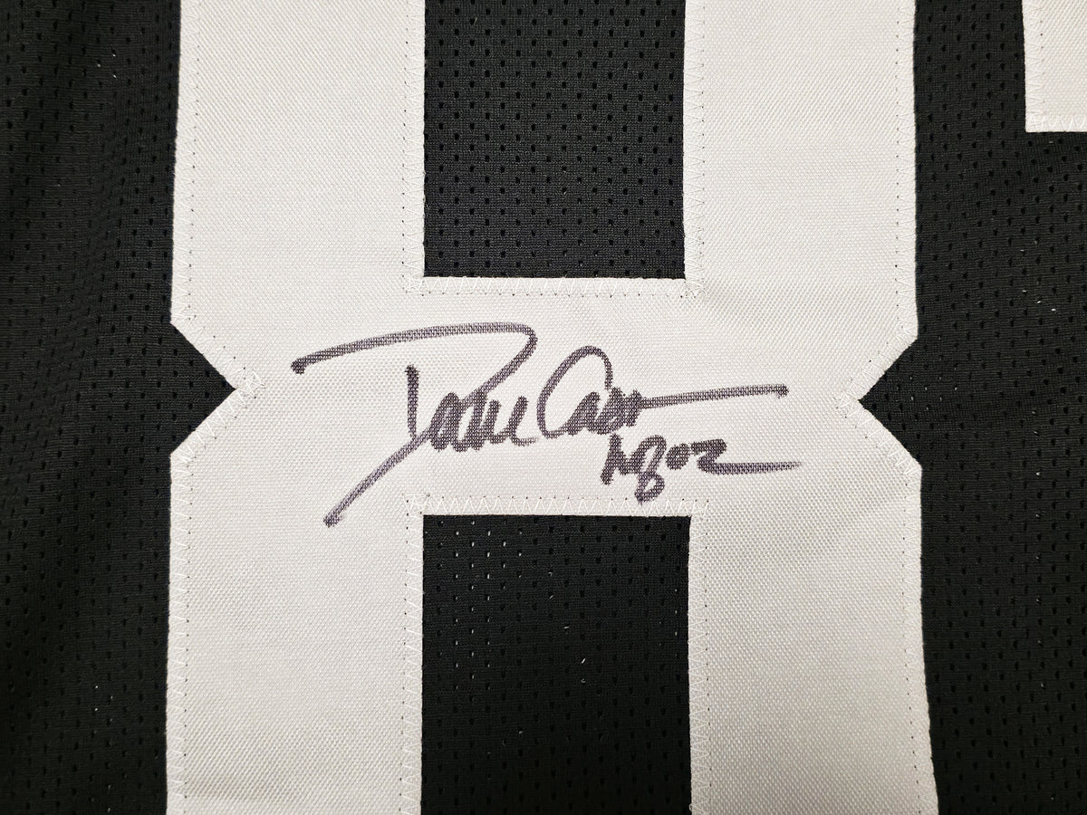Oakland Raiders Dave Casper Autographed Black Jersey "HOF 02" Beckett BAS Witness Stock #267462