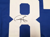 Indianapolis Colts Reggie Wayne Autographed Blue Jersey Beckett BAS Witness Stock #267403