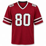 Atlanta Falcons Andre Rison Autographed Red Jersey Beckett BAS Witness Stock #267401