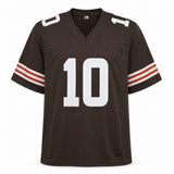 Cleveland Browns Quinshon Judkins Autographed Brown Jersey Beckett BAS Witness Stock #267395