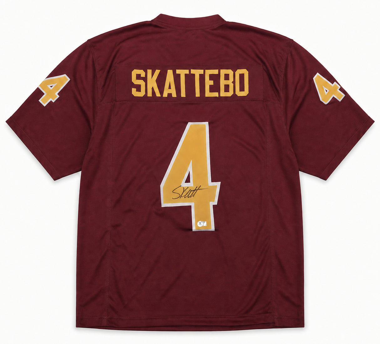 Arizona State Sun Devils Cam Skattebo Autographed Red Jersey Beckett BAS QR Stock #267400