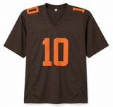 Cleveland Browns Quinshon Judkins Autographed Brown Jersey Beckett BAS Witness Stock #267394