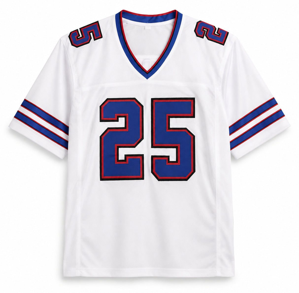 Buffalo Bills LeSean McCoy Autographed White Jersey Beckett BAS Witness Stock #267439