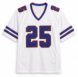 Buffalo Bills LeSean McCoy Autographed White Jersey Beckett BAS Witness Stock #267439