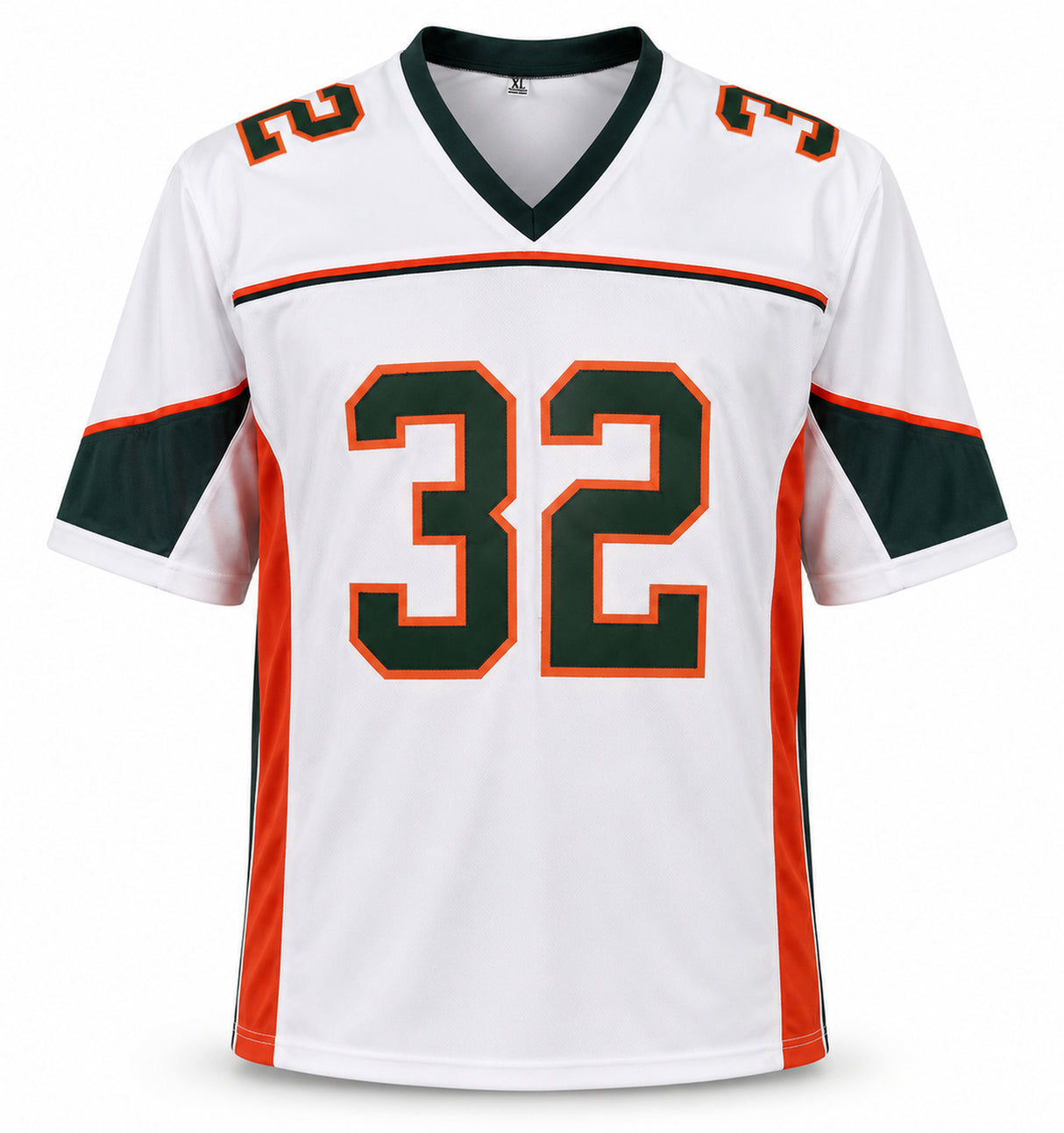 Miami Hurricanes Frank Gore Autographed White Jersey Beckett BAS Witness Stock #267392