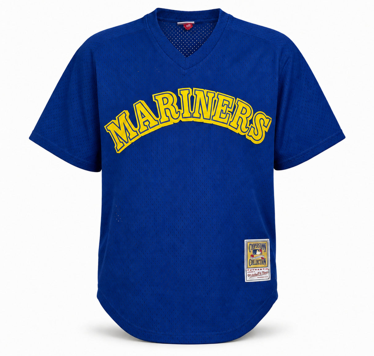 Seattle Mariners Ken Griffey Jr. Autographed Blue Authentic Mitchell & Ness Authentic BP Jersey Size 48 Beckett BAS Witness Stock #267476