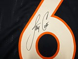 Denver Broncos Jay Cutler Autographed Blue Jersey Beckett BAS Witness Stock #267505