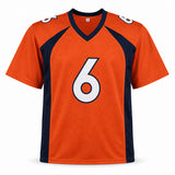 Denver Broncos Jay Cutler Autographed Orange Jersey Beckett BAS Witness Stock #267506
