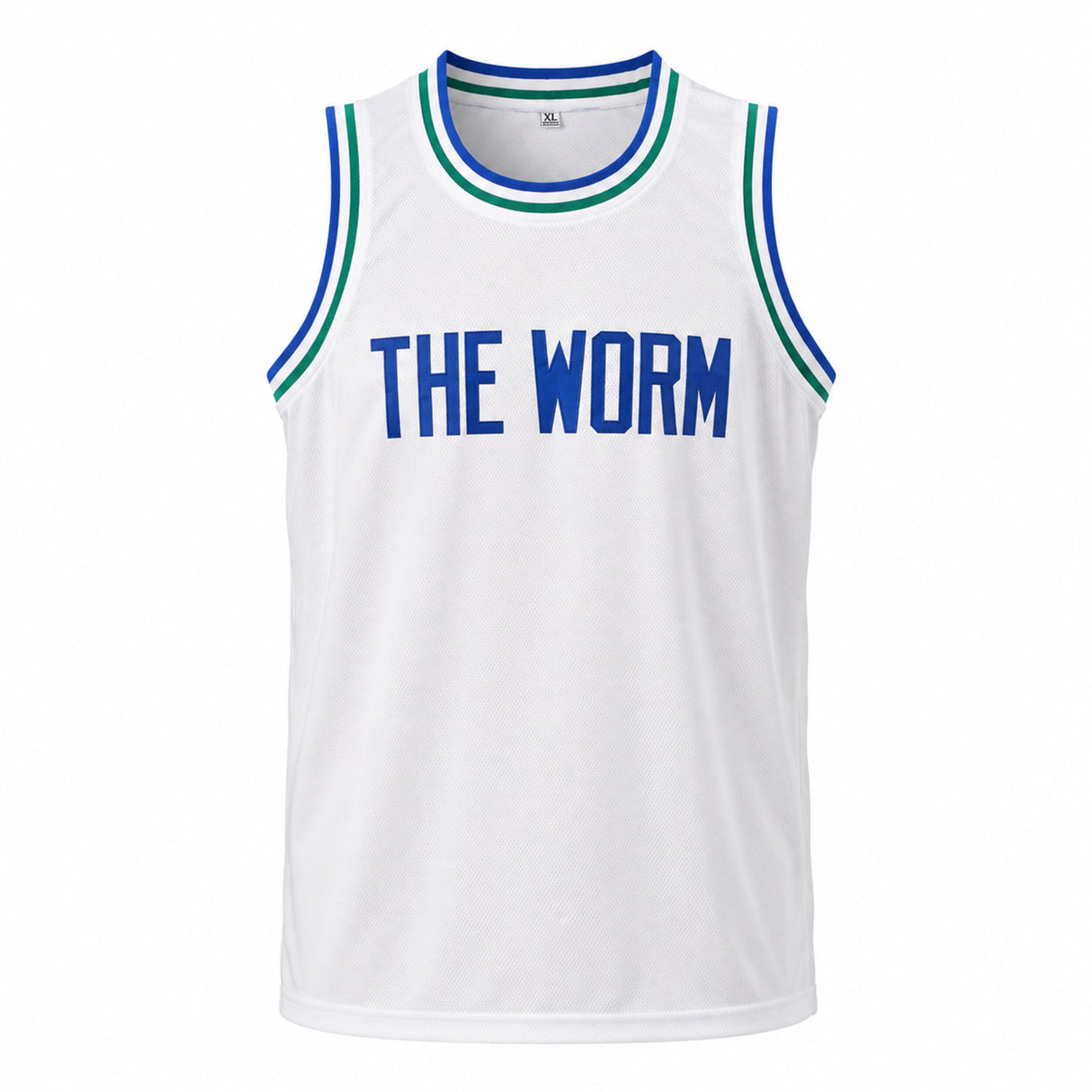 Dallas Mavericks Dennis Rodman Autographed White Jersey Beckett BAS Witness Stock #267414