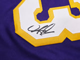 Los Angeles Lakers Dennis Rodman Autographed Purple Jersey Beckett BAS Witness Stock #267418