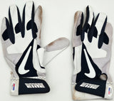Robinson Cano Autographed White Nike Diamond Elite Game Used Batting Gloves New York Yankees PSA/DNA (Dual Signed) Stock #267647