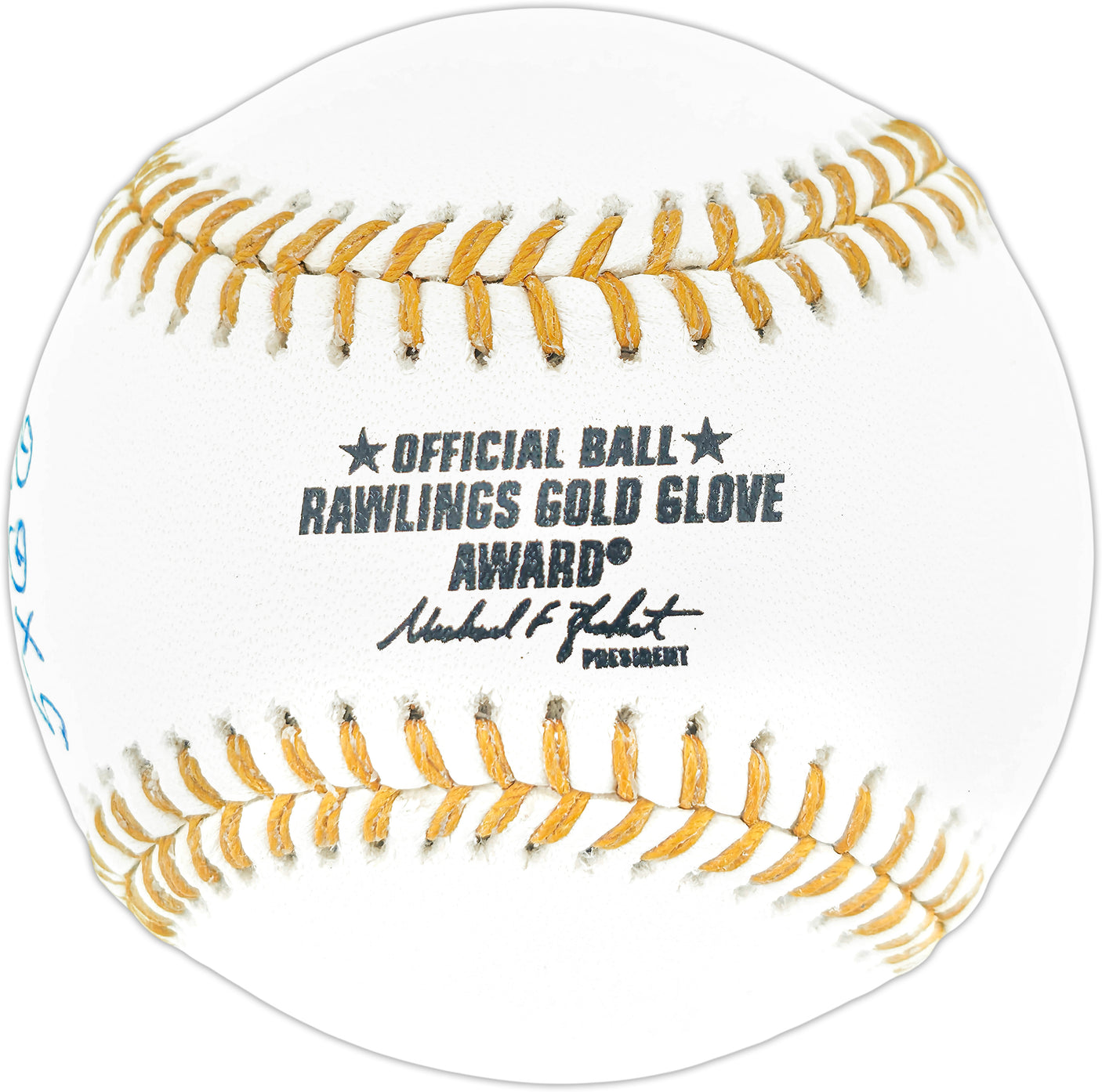 Dave Concepcion Autographed Official Gold Glove Logo MLB Baseball Cincinnati Reds "5x GG" Beckett BAS QR Stock #253169